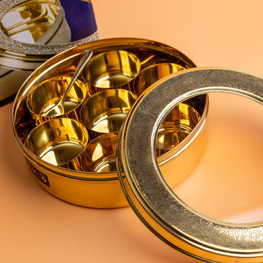 Goldcraft Brass Masala Container