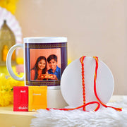 Personalized Bhaidooj Photo Mug with Kalava