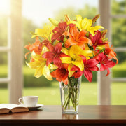 Sunset Asiatic Lily Bouquet