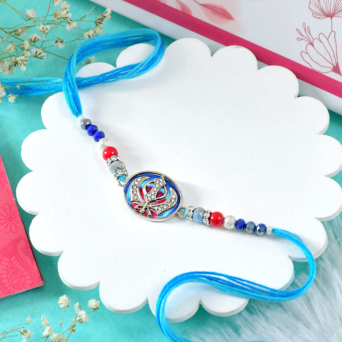 Divine Bhai Rakhi With Snickers Chocolate