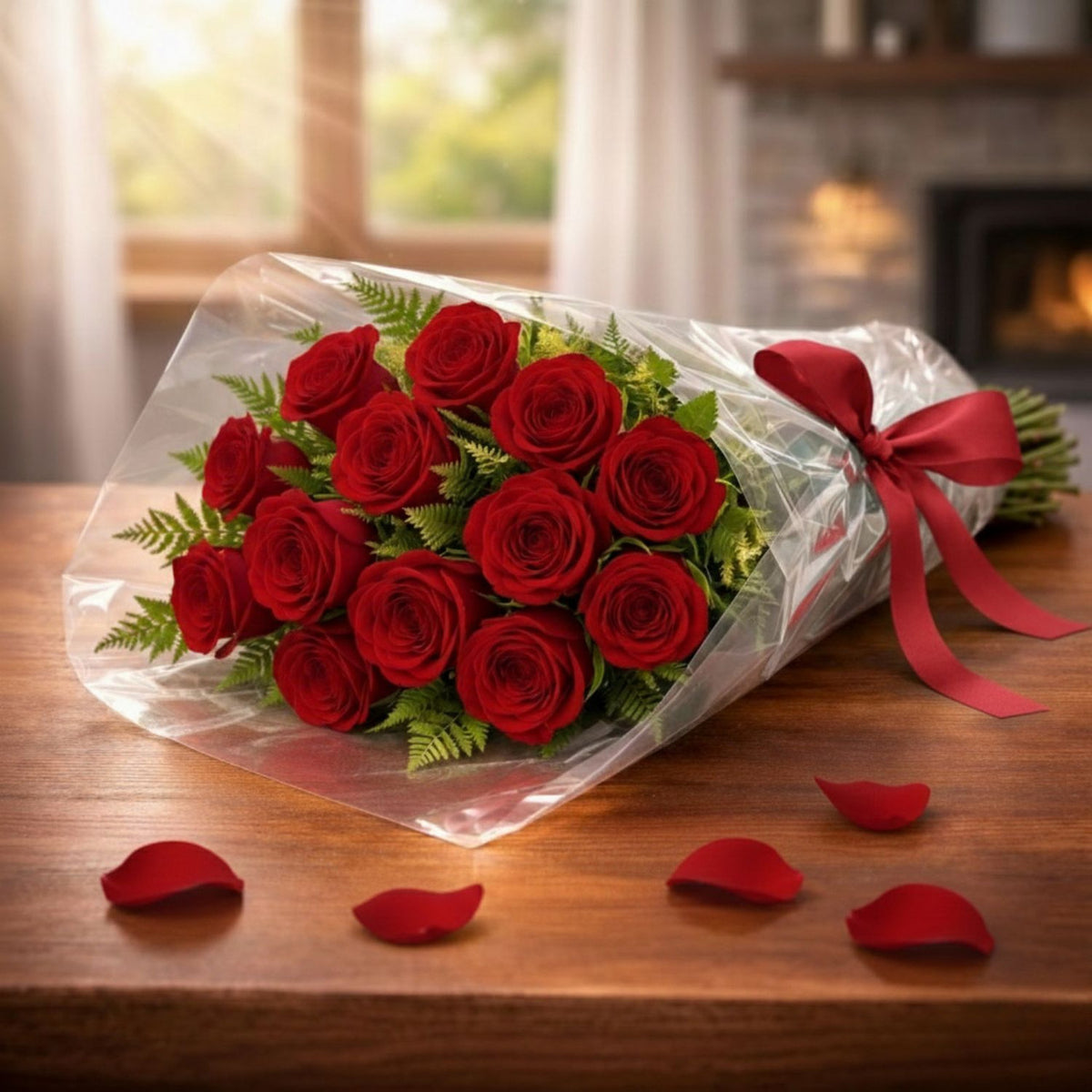 Classic 12 Red Rose Bouquet
