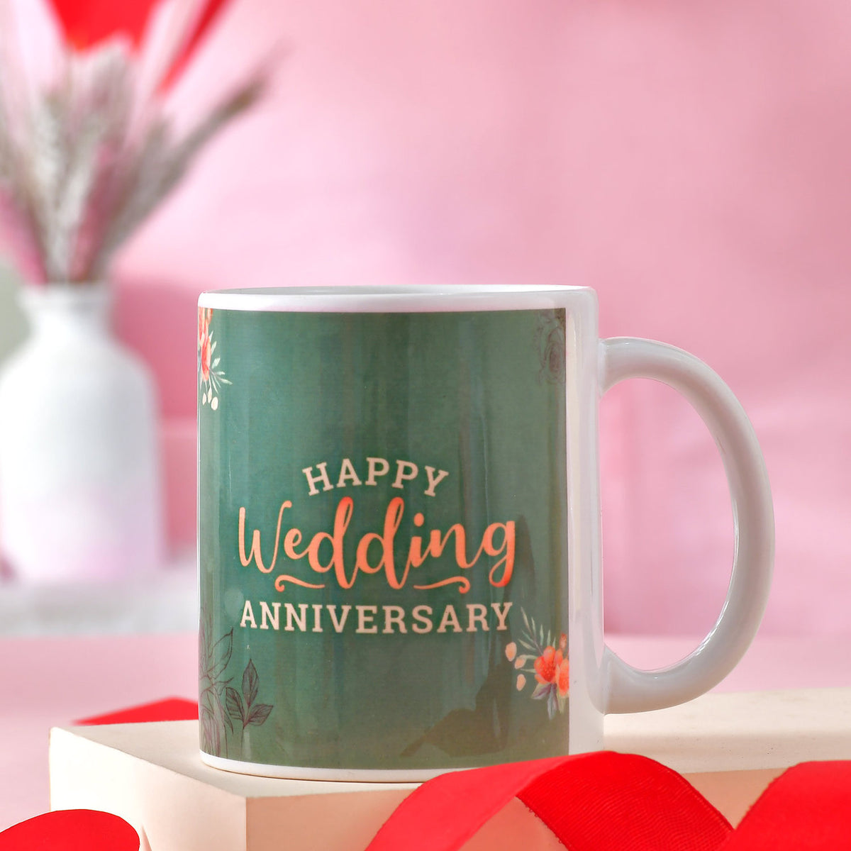 Cherished Moments Anniversary Personalized Mug