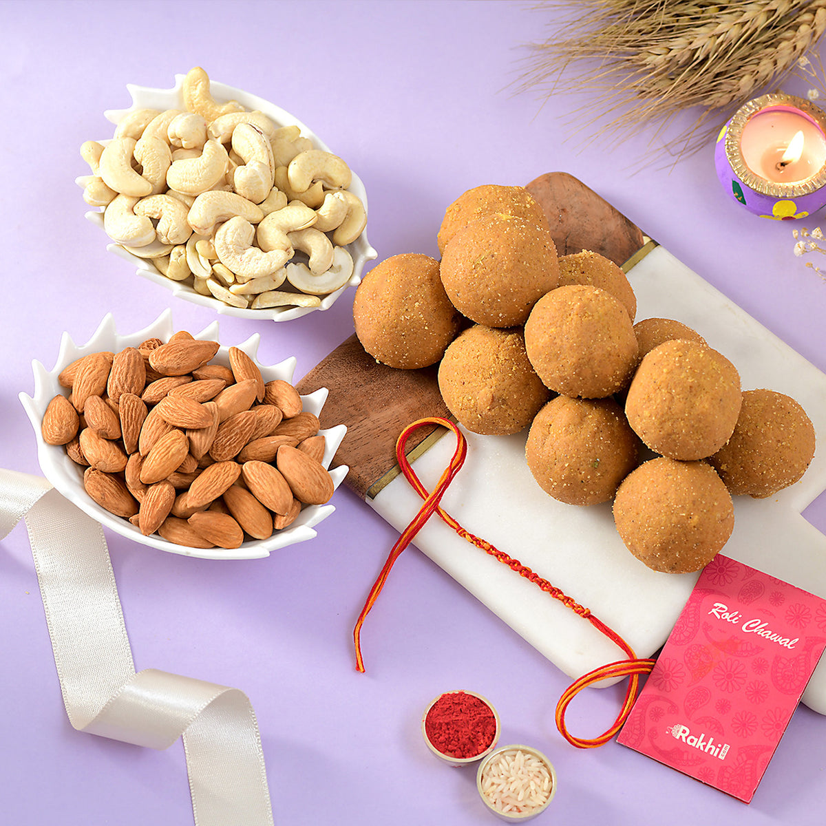 Bhaidooj Kalava With Gourmet Hamper