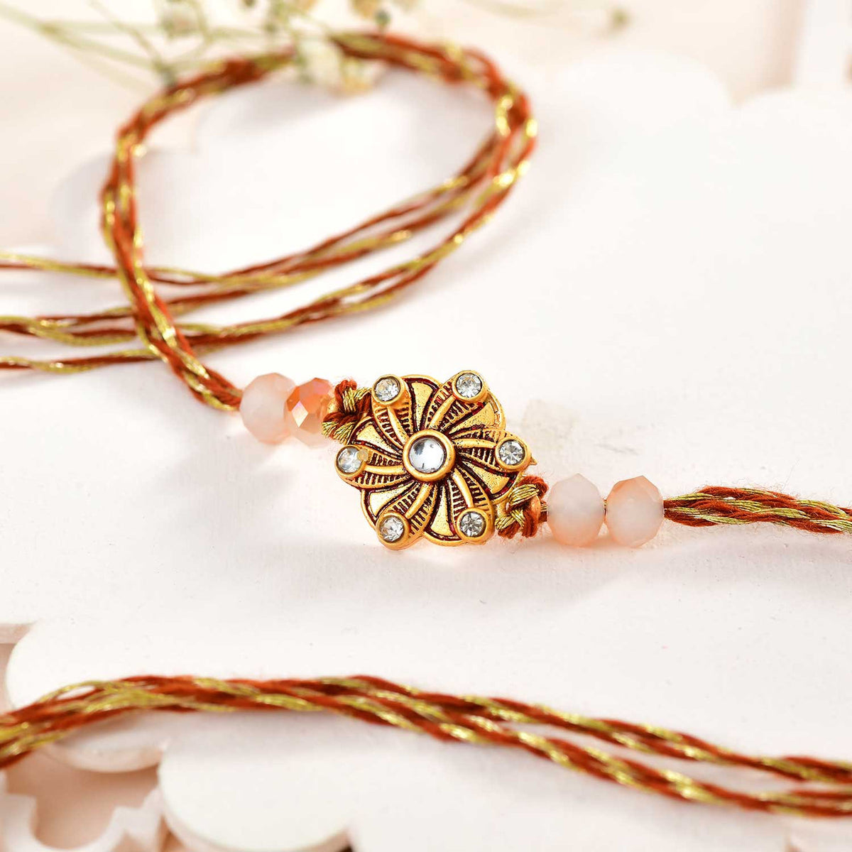 Floral Shaped Rakhi for Bhai