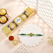 Single Rakhi with Ferrero Rocher