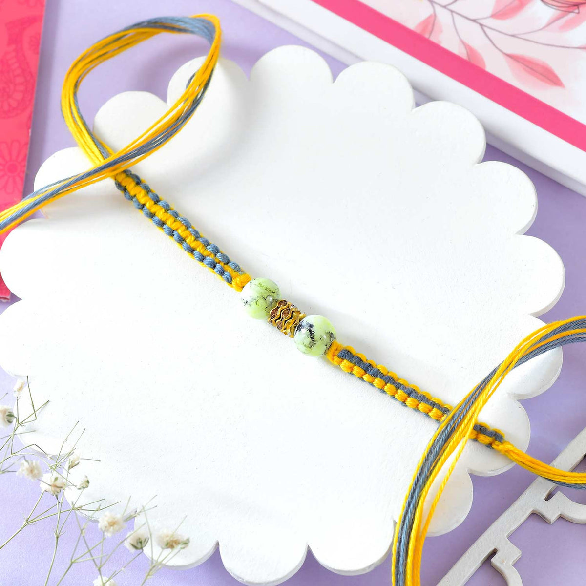 Single Rakhi With Chocolates & Dryfruits