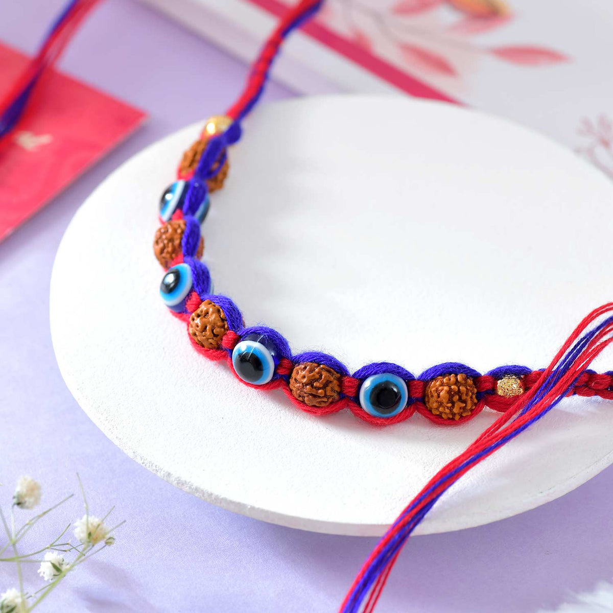 Evil Eye Rudraksha Rakhi
