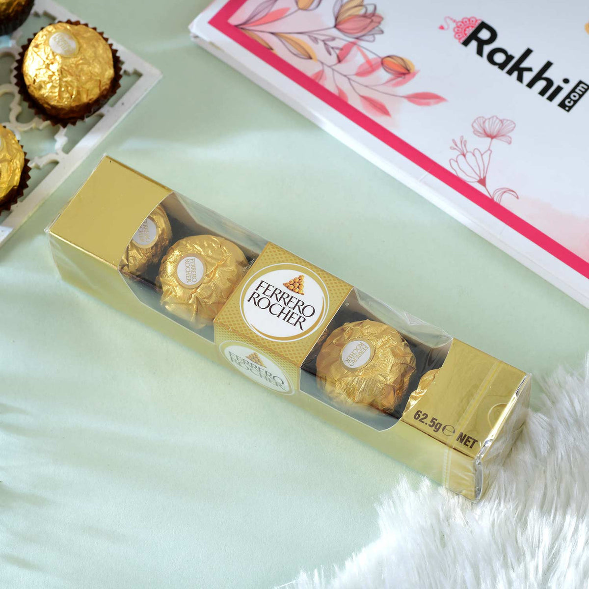 Hamsa Rakhi With Ferrero Rocher