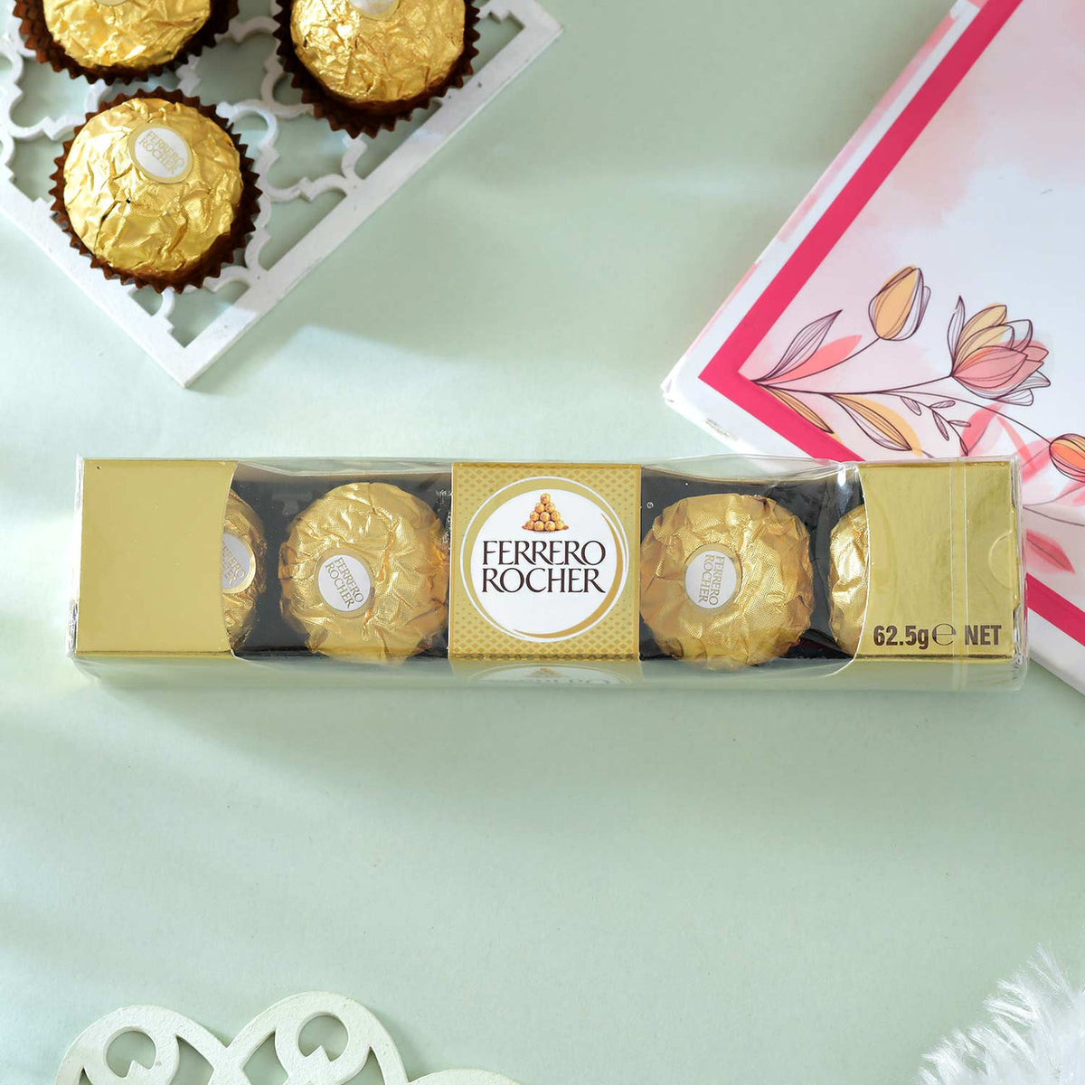 Kundan Rakhi With Chocolates & Dryfruits