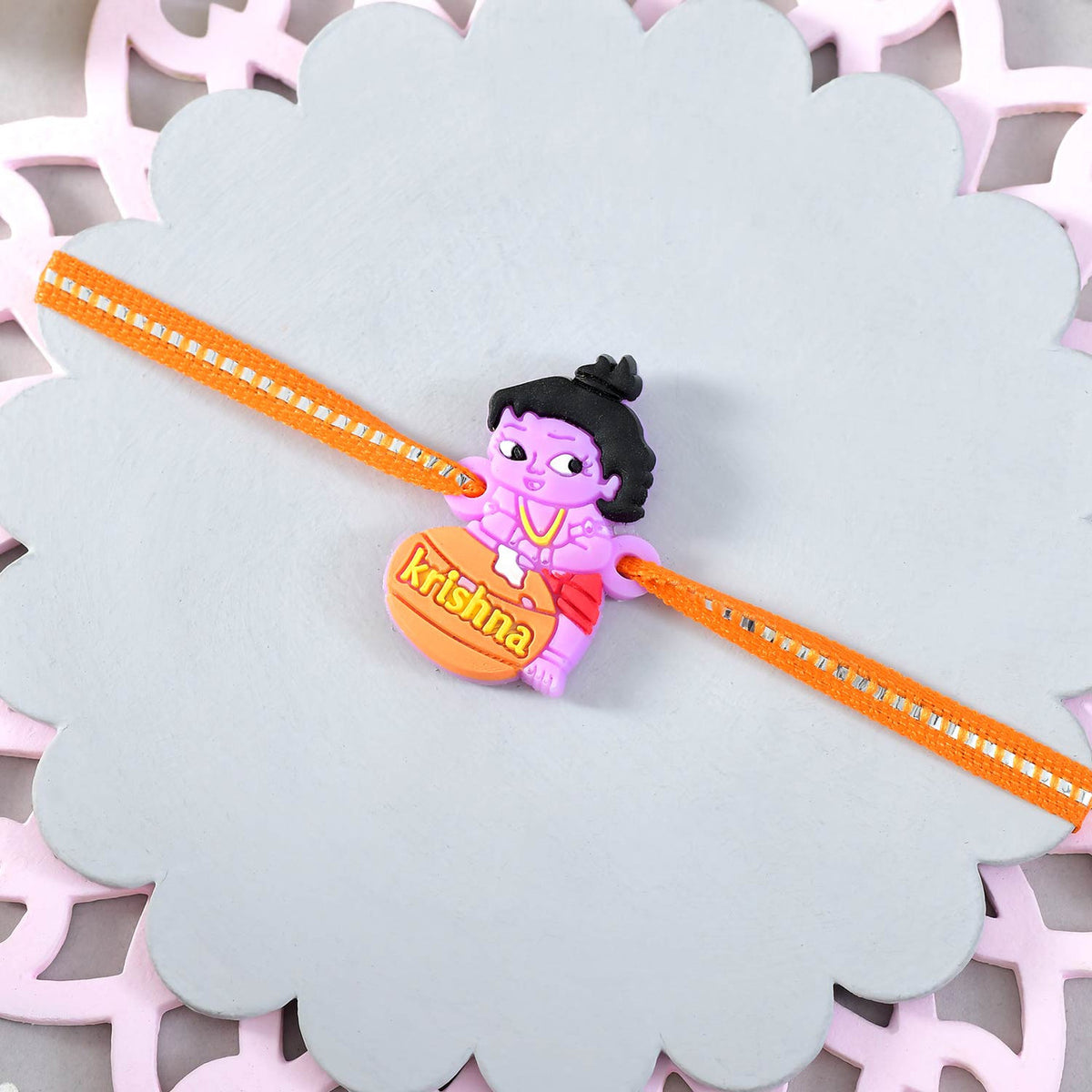 Krishna Kids Bhai Rakhi With Colors & Kinder Joy