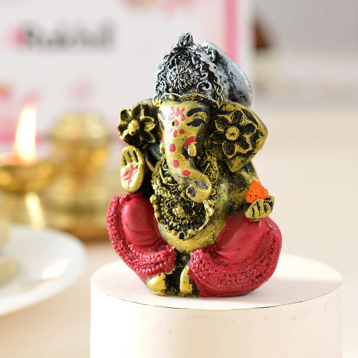 Set of Two Rakhi With Festive Hamper