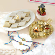 Set of Two Rakhi With Festive Hamper