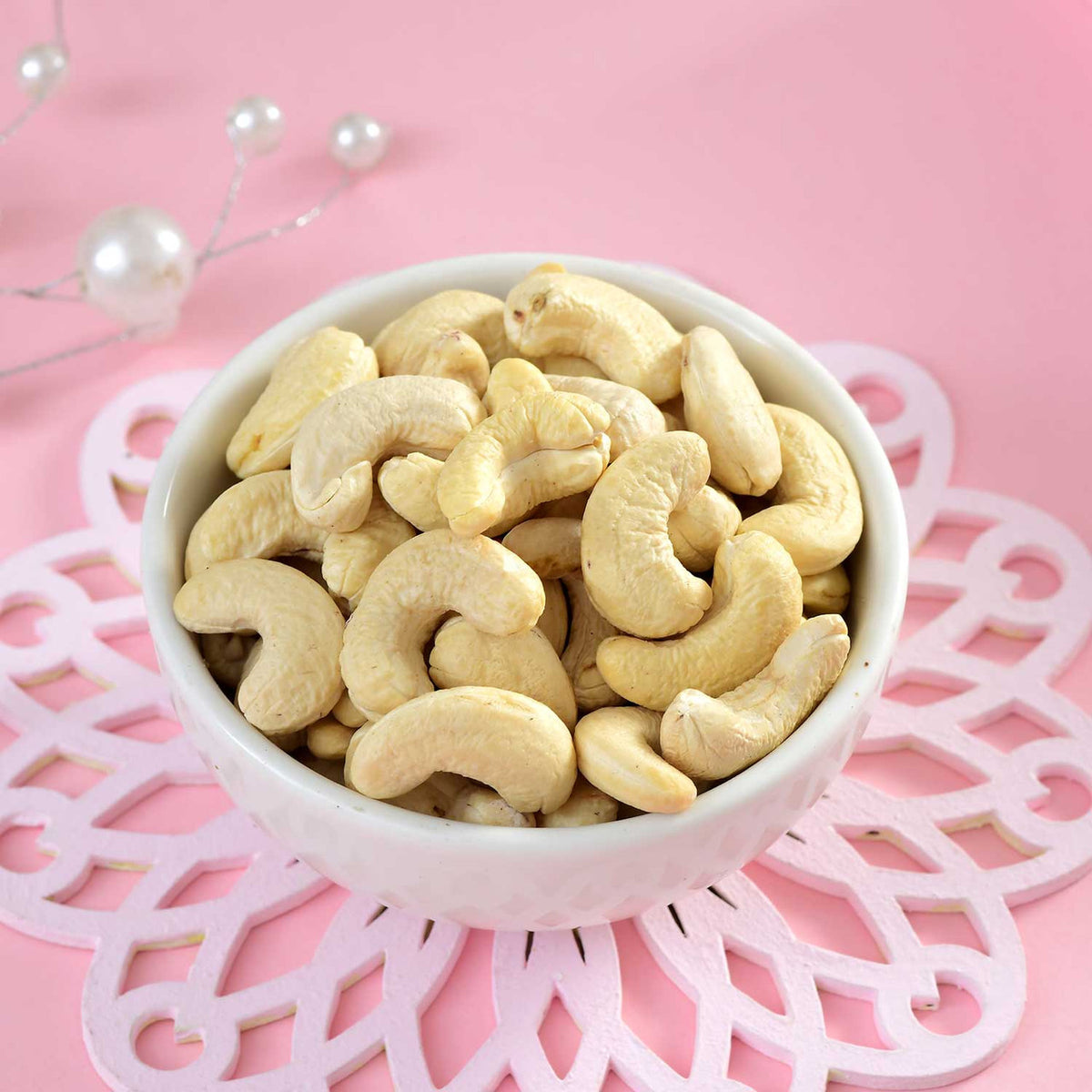 Set of 2 Rakhi With Soan Papdi & Cashew Nut