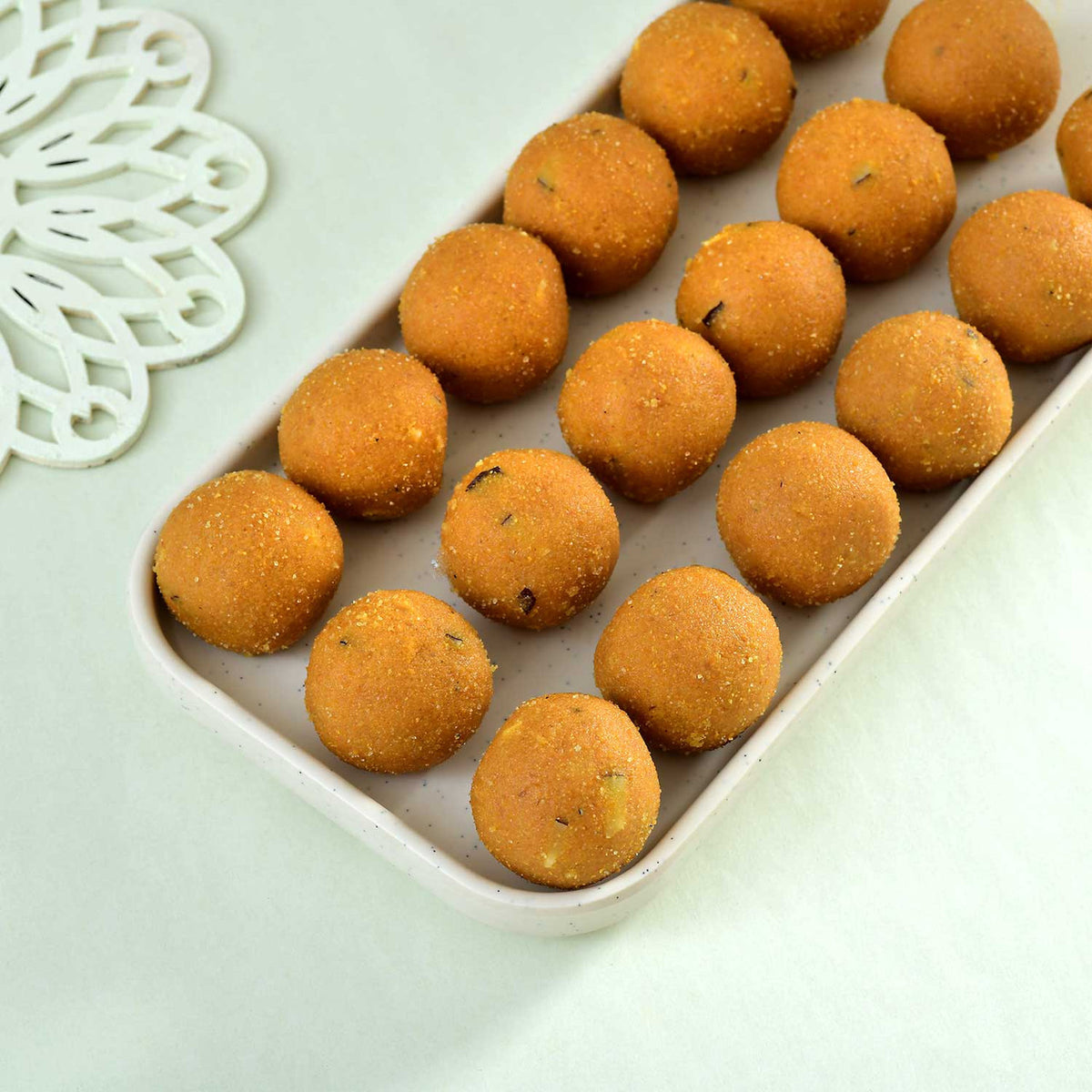Two Rakhi Set With Besan Laddoo & Rocher