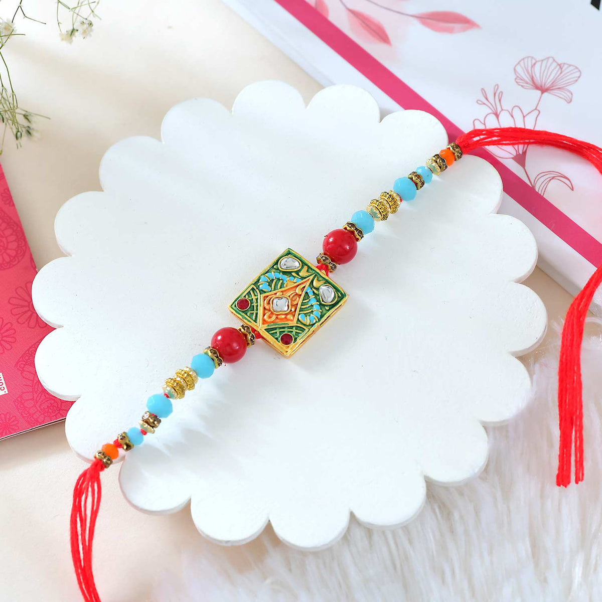 Exquisite Bhaiya Bhabhi Rakhi Set