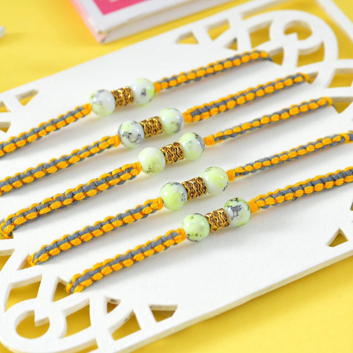 Set of 5 Alluring Rakhi