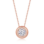 Classic Rose Gold Plated 925 Silver Chain