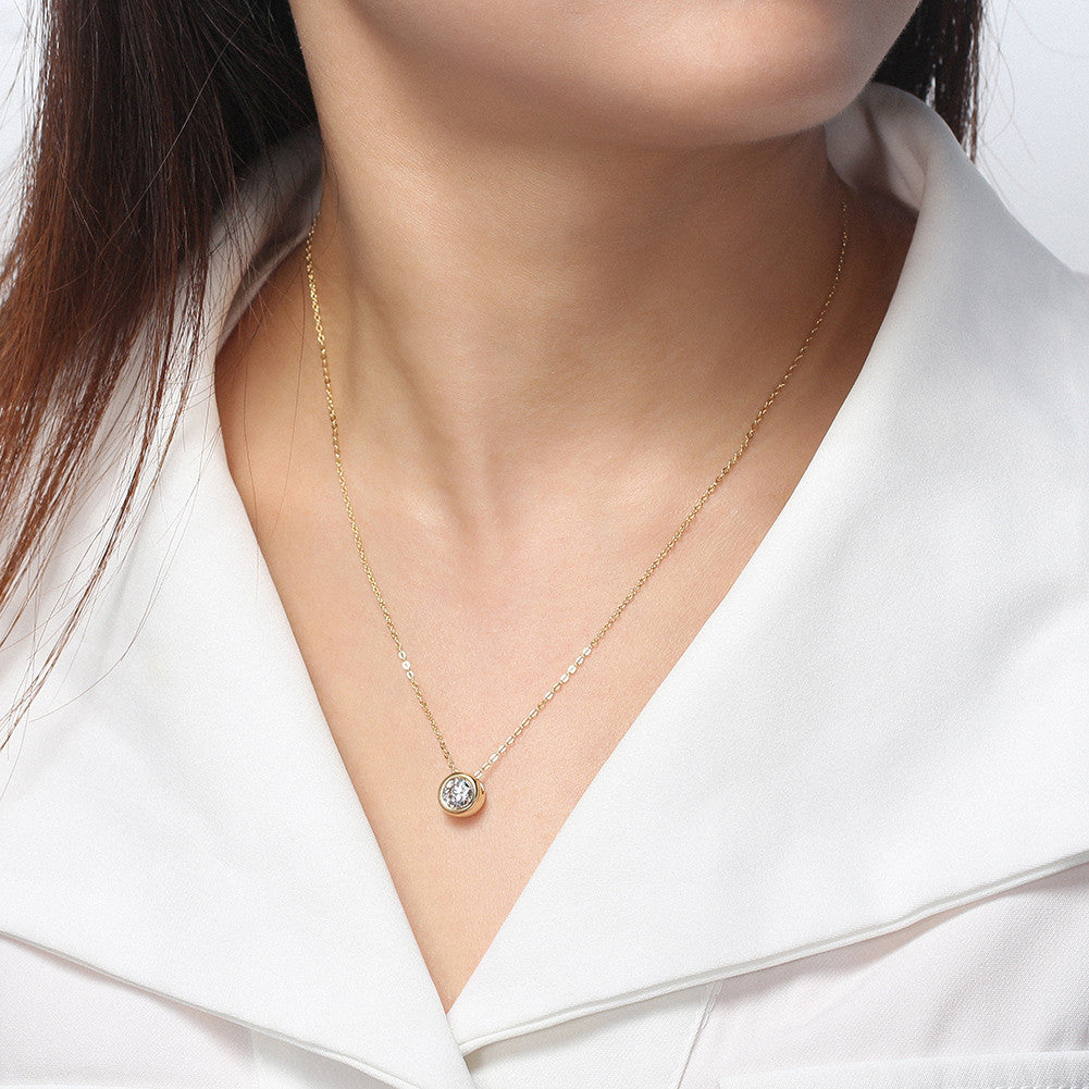 Classic Rose Gold Plated 925 Silver Chain