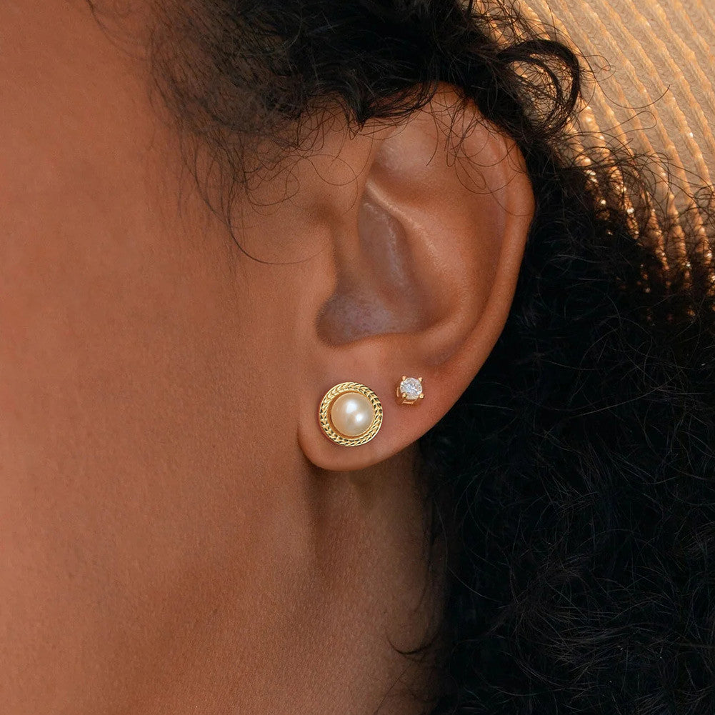 Elegant 14K Gold Plated Earrings