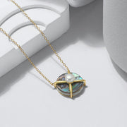 Timeless 14K Gold Plated Pearl Pendant Necklace