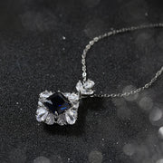 Graceful Rhodium Finish 925 Sterling Silver Pendant Chain