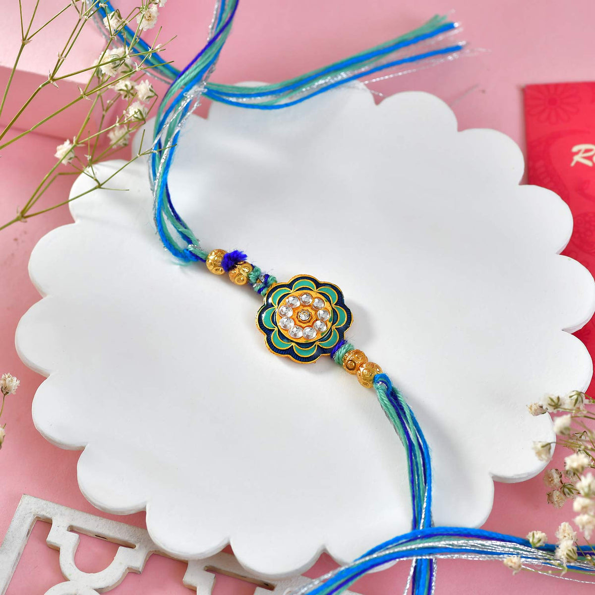 Elegant Rakhi With Tonny's Chocolonely Chocolate