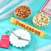 Ganesha Rakhi with Dryfruits & Chocolate