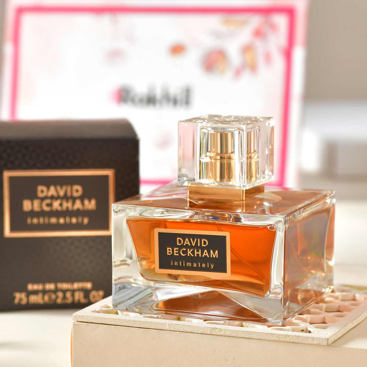 Rakhi Gift Hamper with David Beckham Men's Perfume