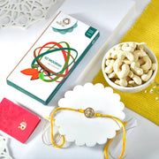 Royal Mandala Rakhi With Chocolate & Cashew Nuts