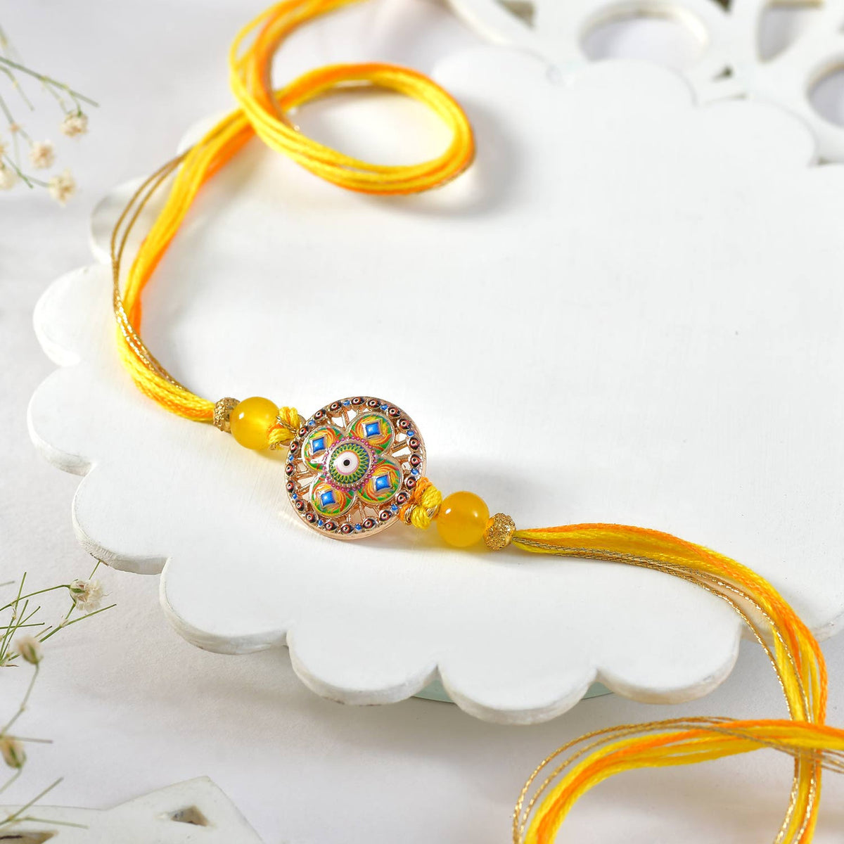 Royal Mandala Rakhi for Bhai