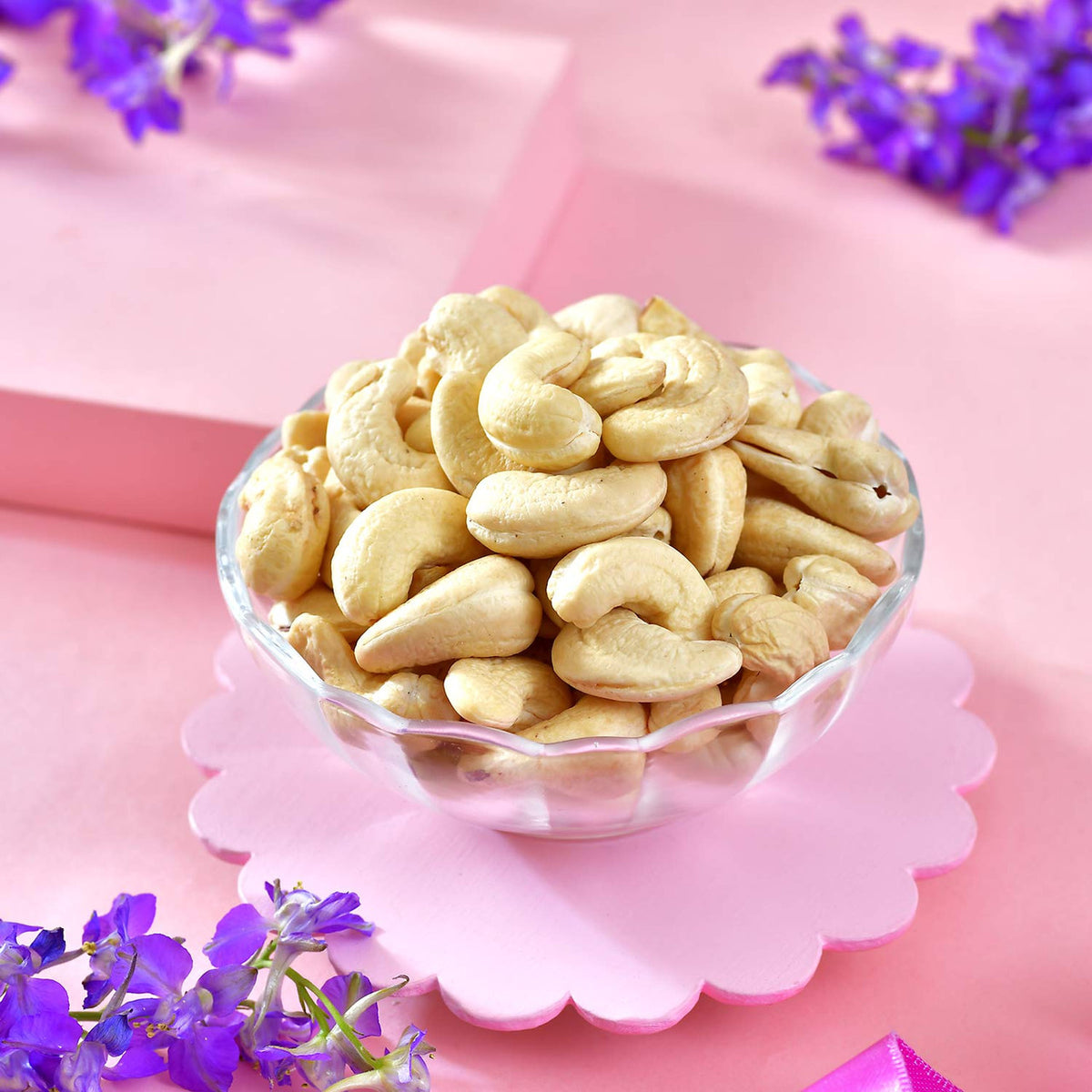 Two Elegant Rakhi With Lindt Lindor & Cashew