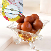 Bhai Rakhi Set With Gulab Jamun