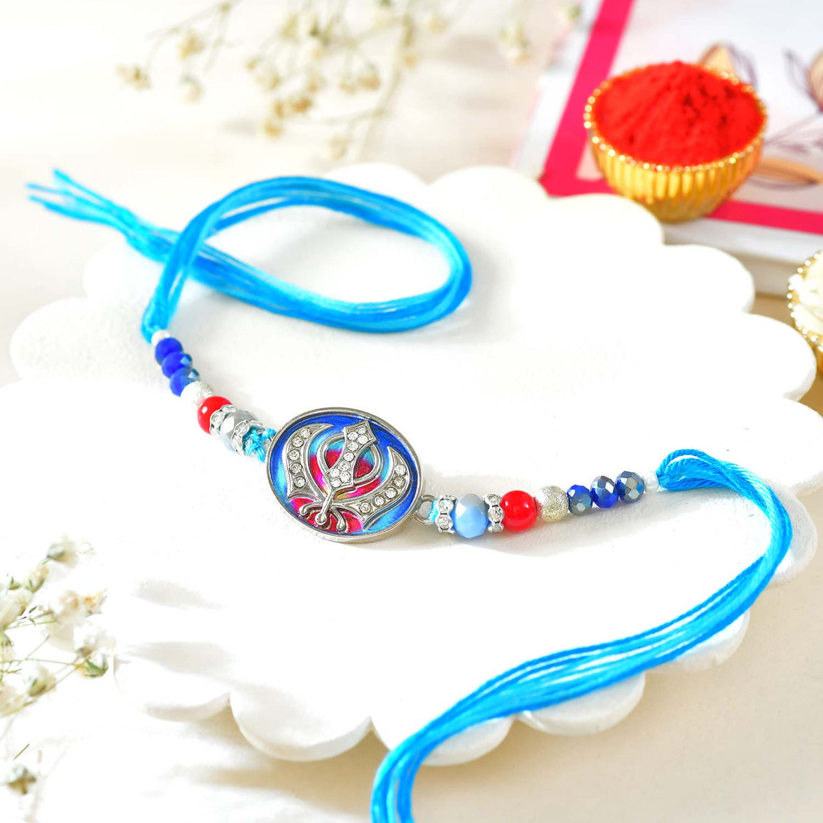 Set of 2 Punjabi Religious Rakhi