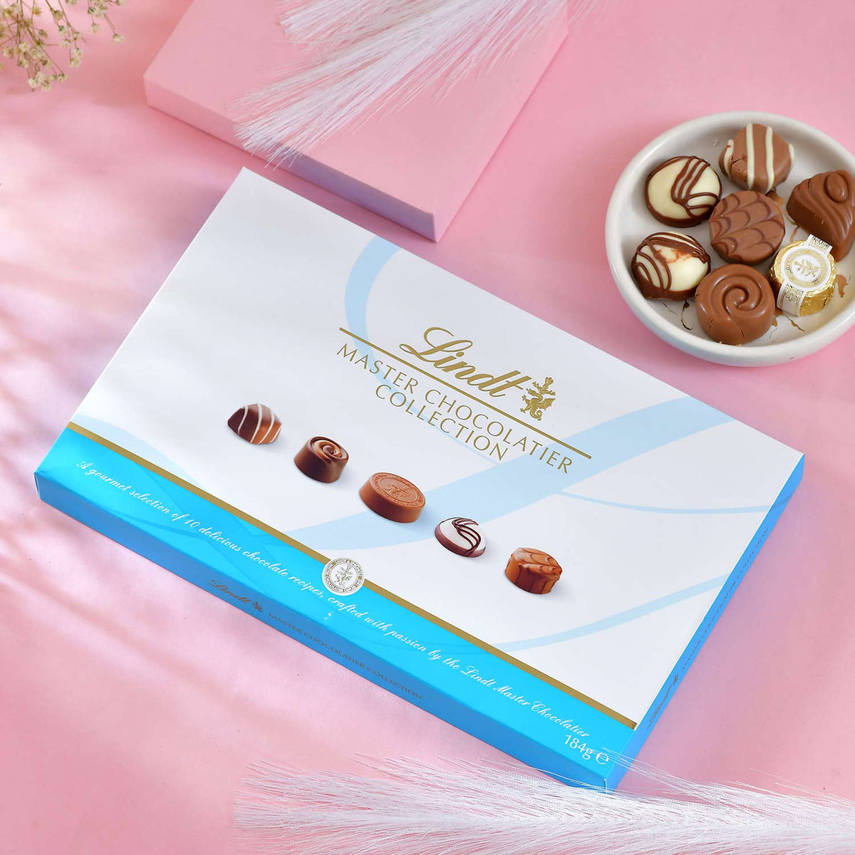Set of 2 Bhai Rakhi with Lindt Master Chocolatier Collection