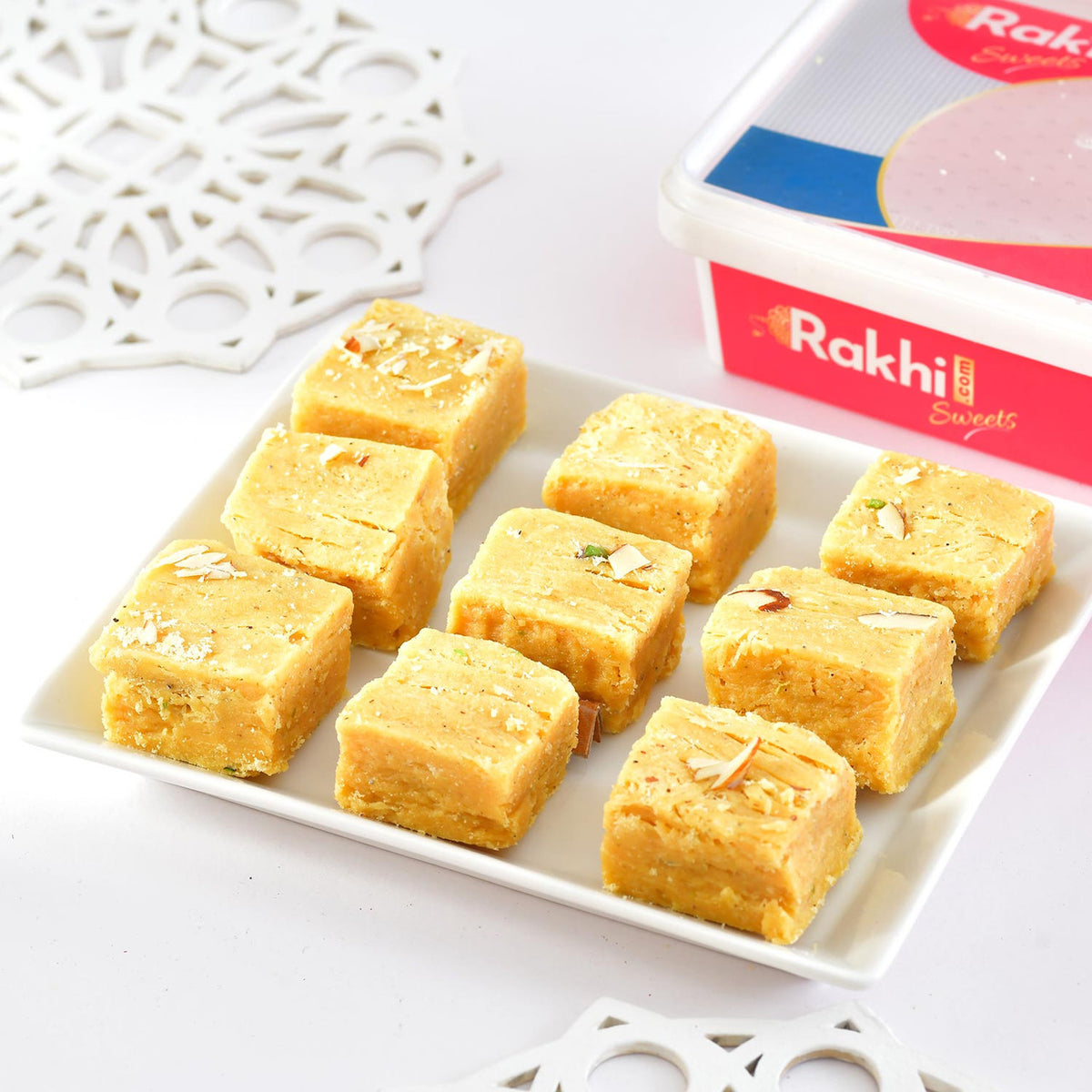 Designer Rakhi Set with Gourmet Hamper