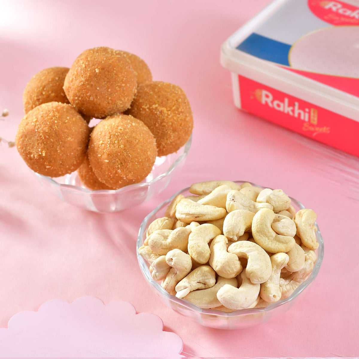Bhaiya Bhabhi Rakhi Set With Gourmet Hamper