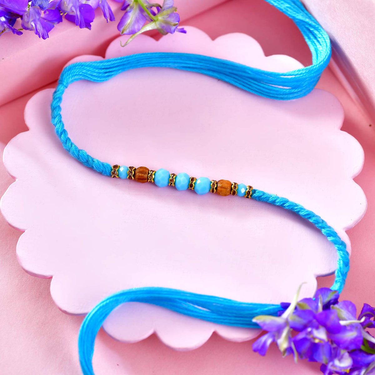 Set of 2 Floral Rakhi