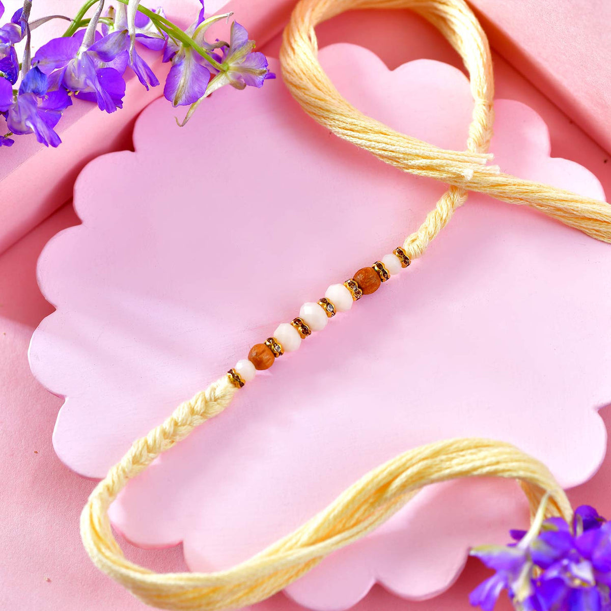 Set of 2 Floral Rakhi