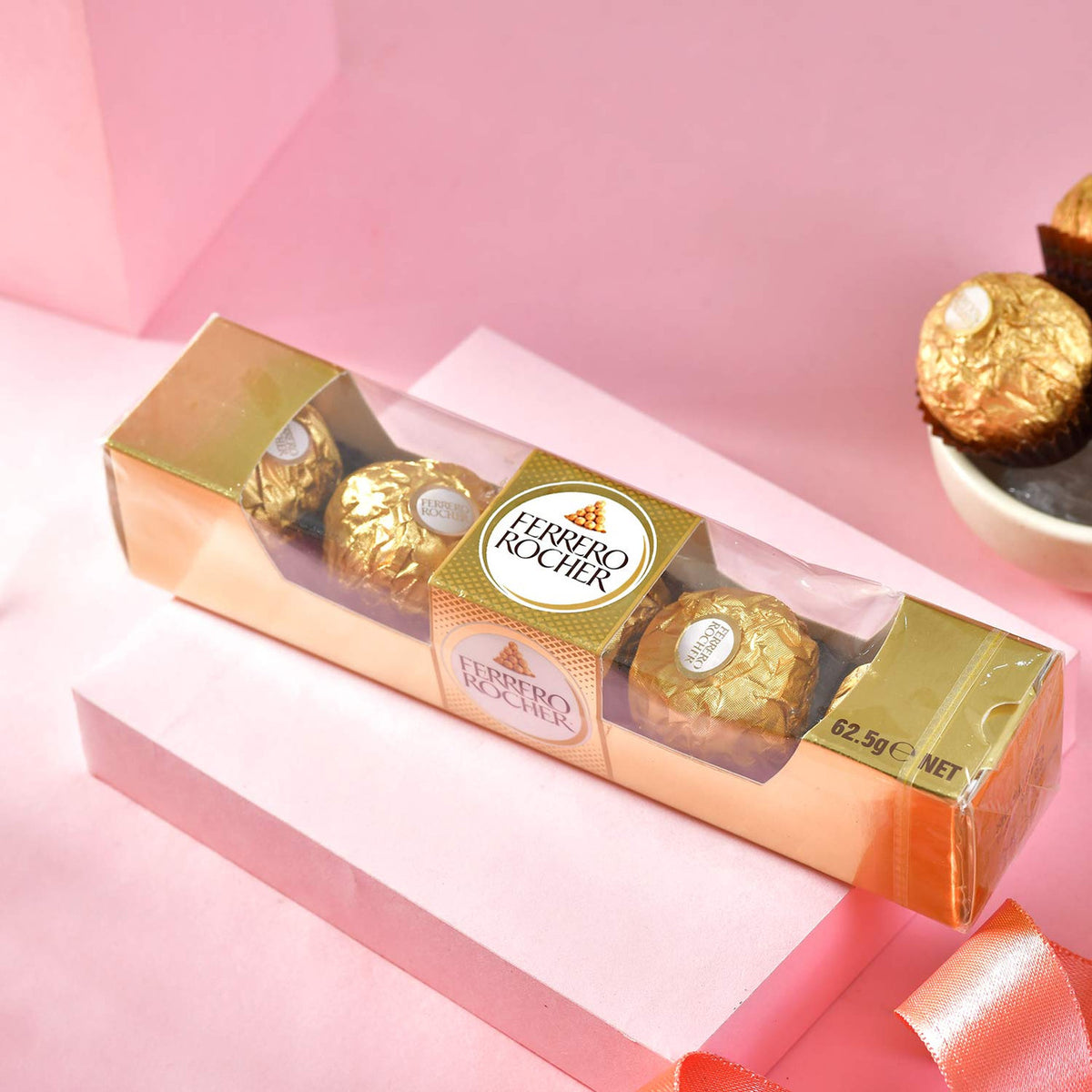 Designer Bhaiya Bhabhi Rakhi Set with Ferrero & Kaju katli