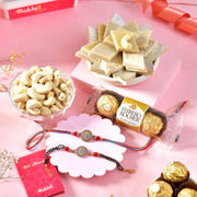 Set of Rakhi with Sweet & Chocolate Hamper