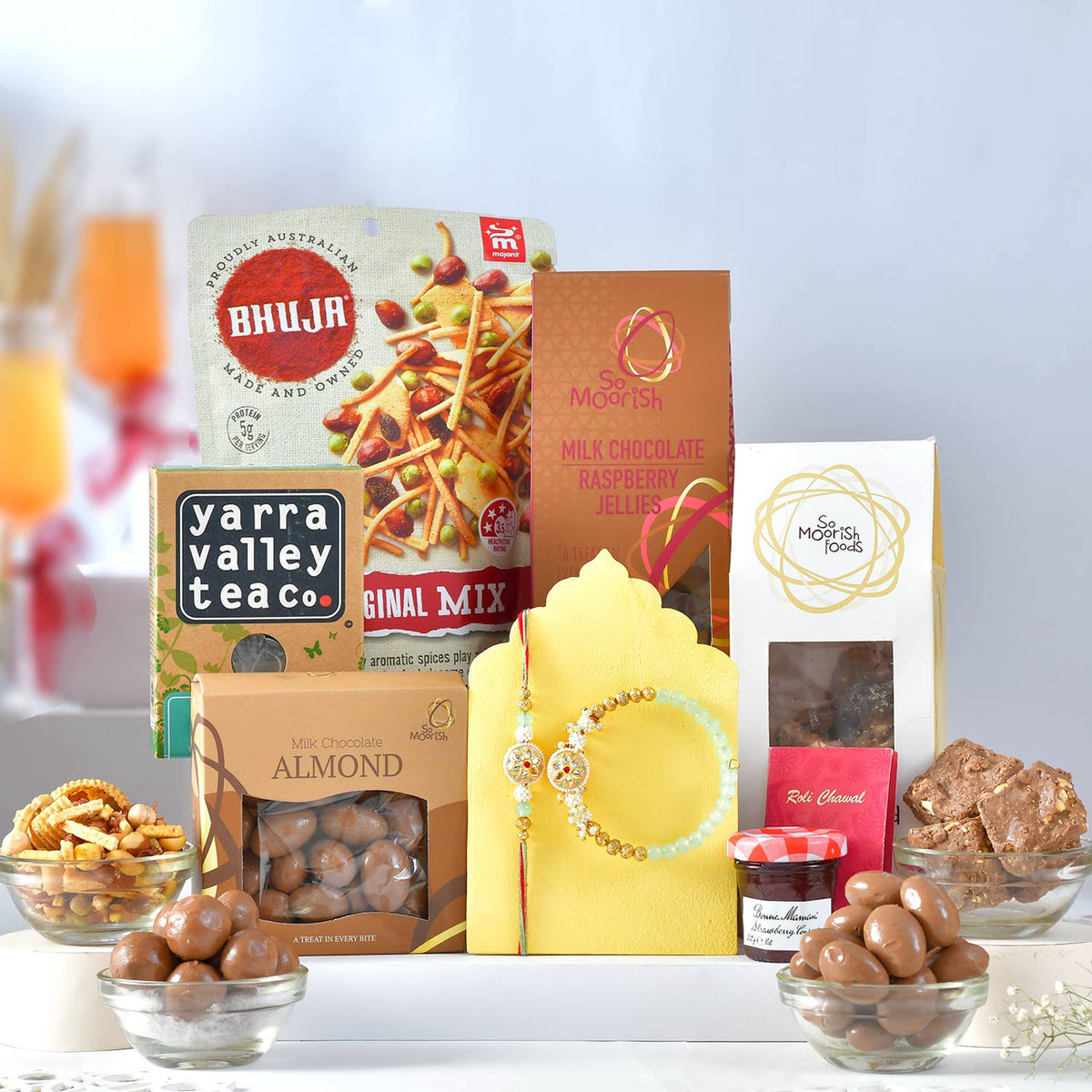 Bhaiya-Bhabhi Rakhi Premium Gourmet Hamper