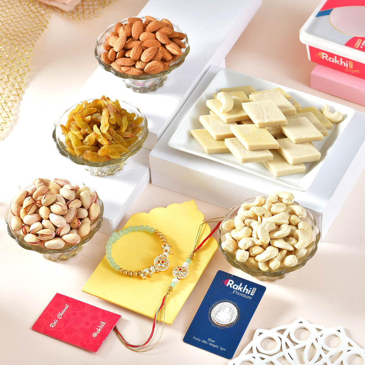Bhaiya-Bhabhi Premium Rakhi Hamper Treat
