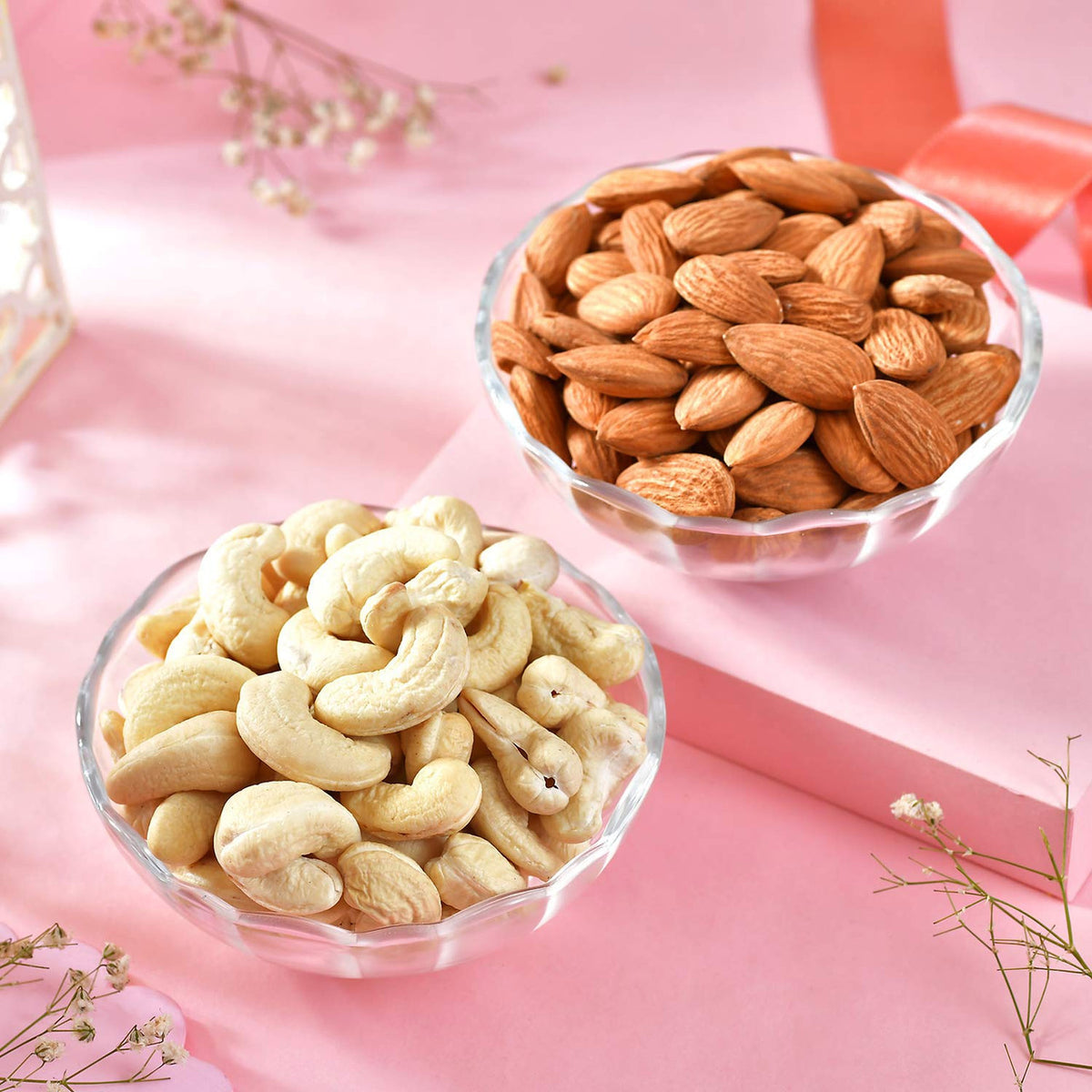 Premium Bhaiya-Bhabhi Rakhi Set with Kaju Katli, Dry Fruits & Silver Coin