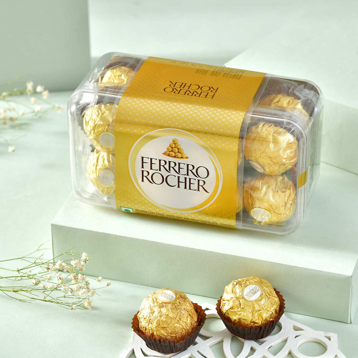 Festive Rakhi Gift Hamper with Gourmet Hamper & Candle