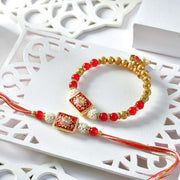 Set of Two Traditional Rakhi Bracelets