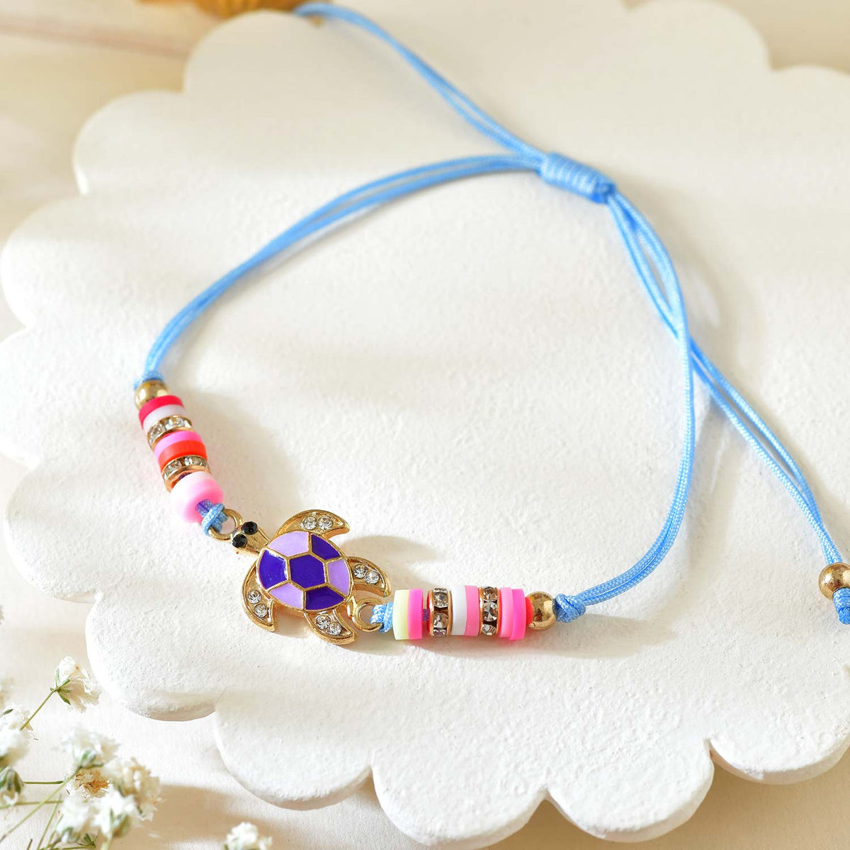 Colorful Bead Rakhi Set for Kids