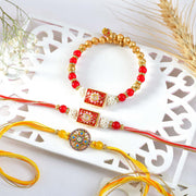 Bhaiya Bhabhi Lumba Rakhi & Designer Rakhi