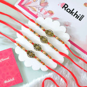 Set of 4 Om Rakhis