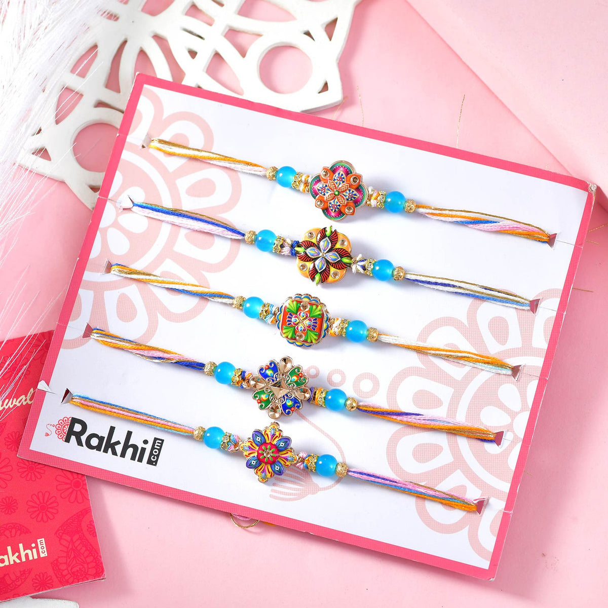 Festival Bloom Rakhi Set