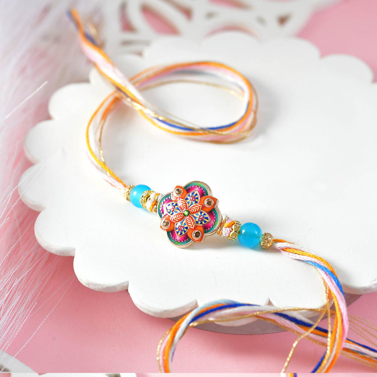 Festival Bloom Rakhi Set